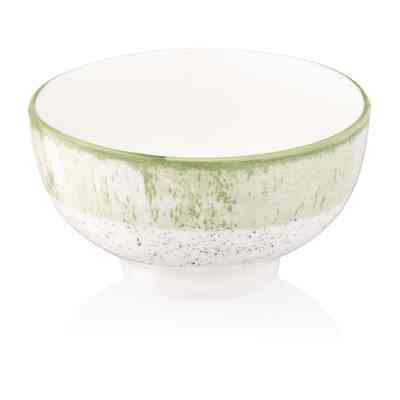 Салатник Ardesto Siena 11.5см, порцеляна, біло-зелений (AR2914SWG) Винница