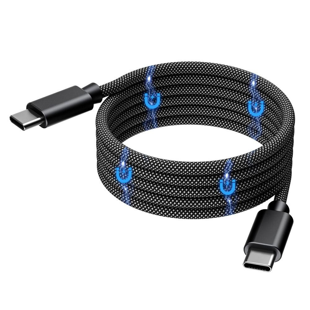 Кабель Choetech XCC-1052 Black USB-C to USB-C Magnetic PD3.1 240W 1.2m (43-00129) Киев - изображение 11