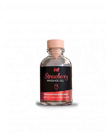 Массажный гель для интимных зон Intt Strawberry (30 мл) Sex Aura Киев