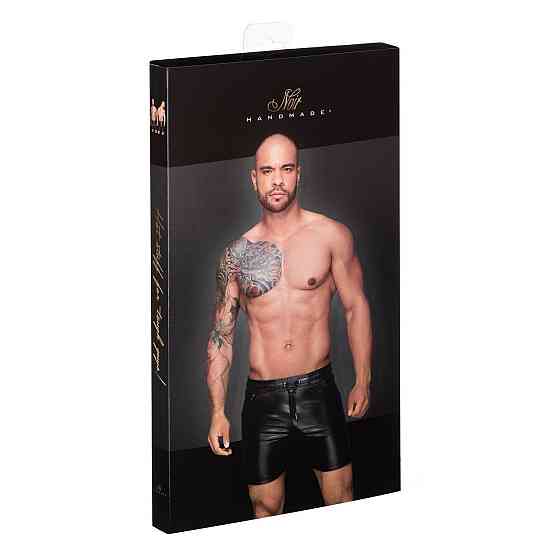 Чоловічі шорти з мокрим ефектом Noir Handmade H061 Powerwetlook shorts, XL Sex Aura Київ