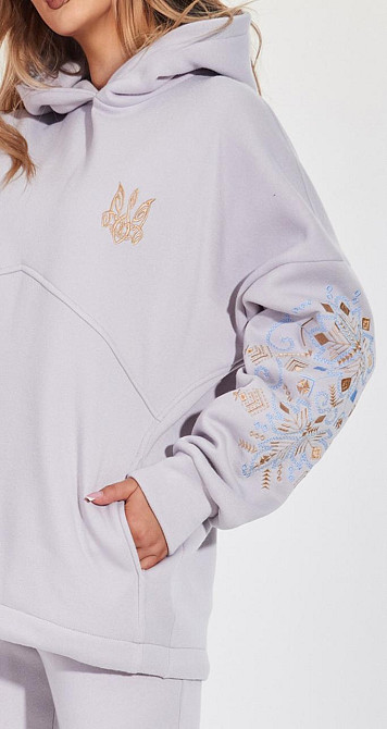 Теплий костюм з українською вишивкою Київ - фото 2