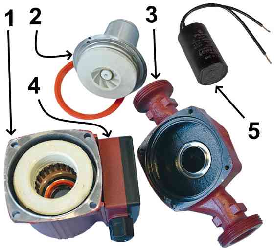 Насос циркуляционный UPS25-40 130 мм + гайки (000019521) Киев