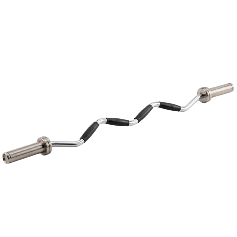 Гриф олімпійський York Fitness W-подібний 135см (50мм) з гумовими рукоятками Киев - изображение 1