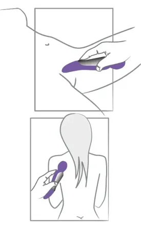 Вибратор 2 в 1 сиреневый Sex Aura Киев
