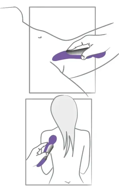 Вибратор 2 в 1 сиреневый Sex Aura Киев - изображение 6