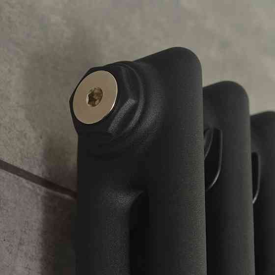 Вертикальный радиатор Calidum 2-8 380х1800, anticor, черный муар Киев