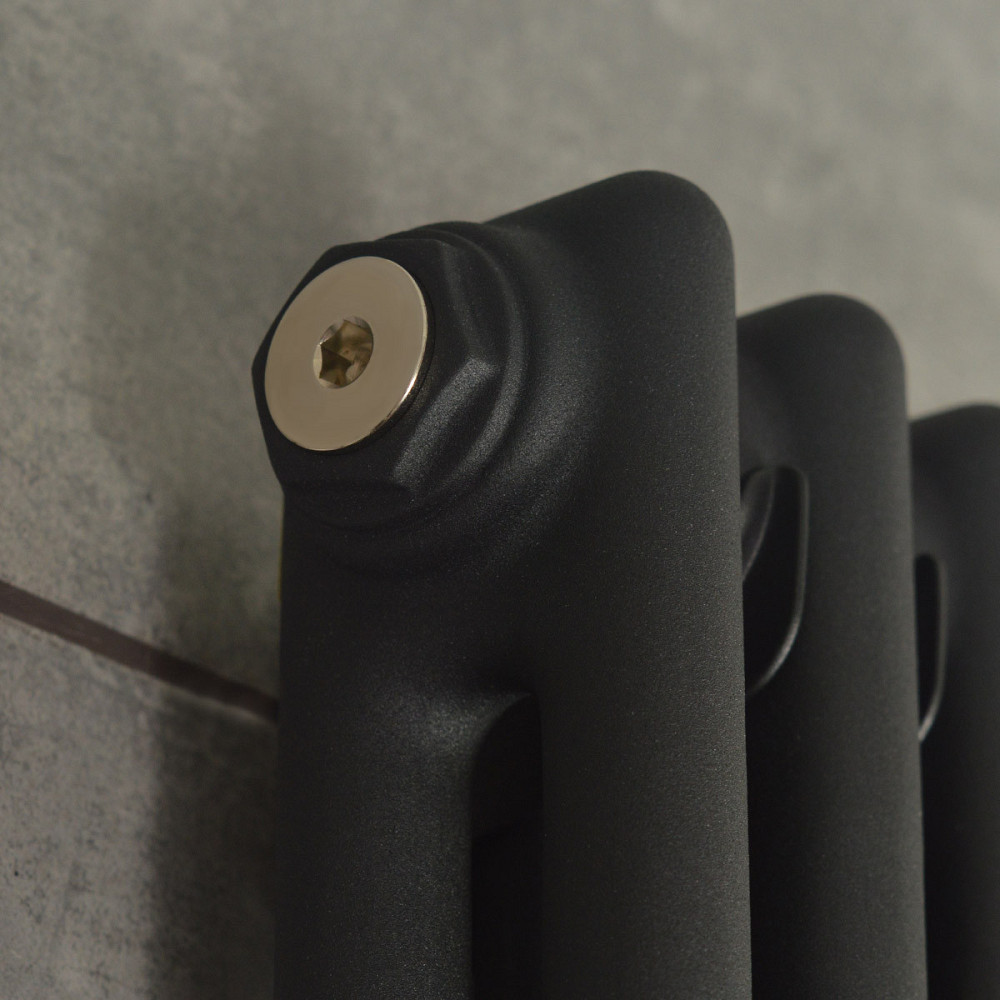 Вертикальний радіатор Calidum 2-8 380х1800, anticor, чорний муар Київ - фото 5