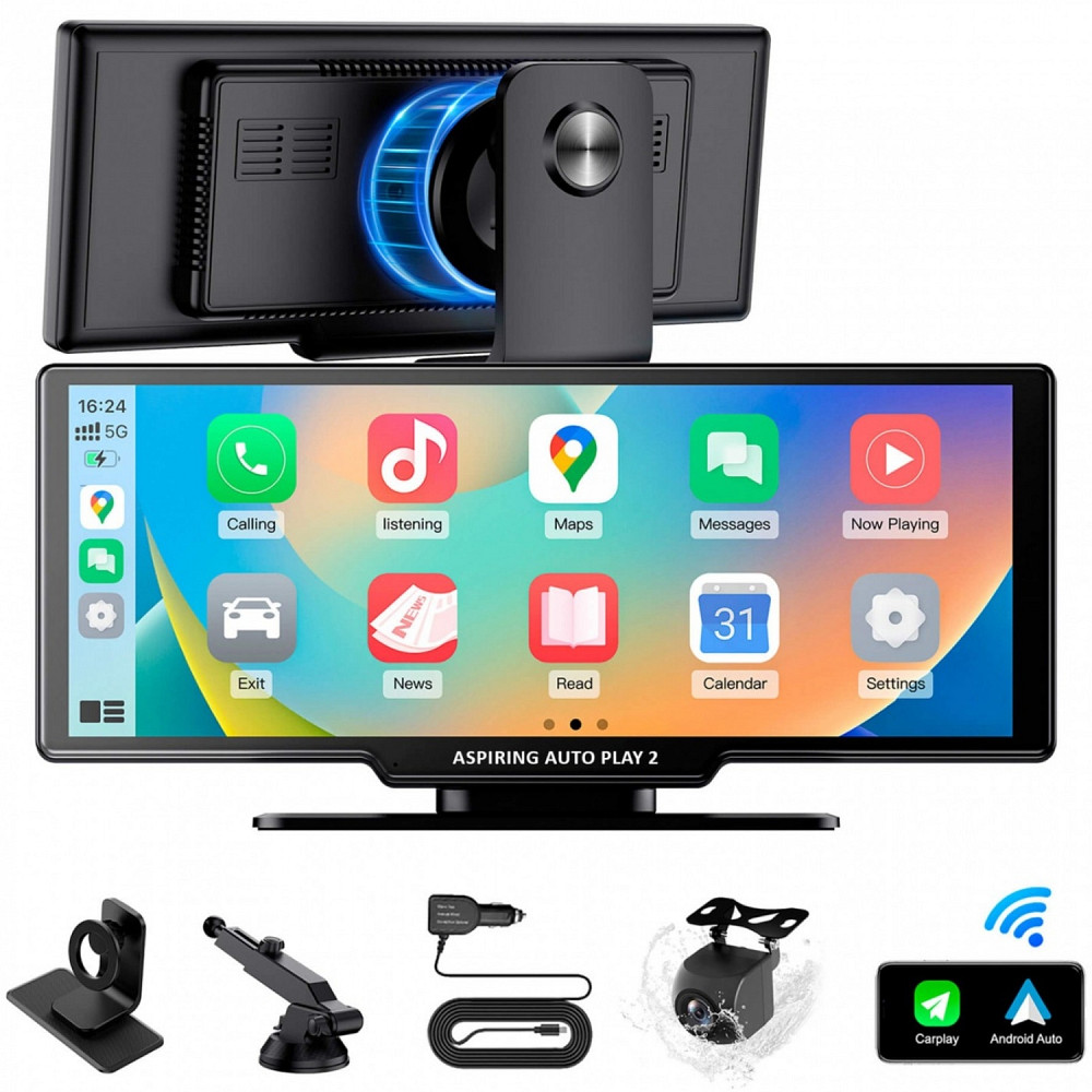 Автомобільний монітор Aspiring Auto Play 2 Magnet CarPlay Android auto Винница - изображение 7