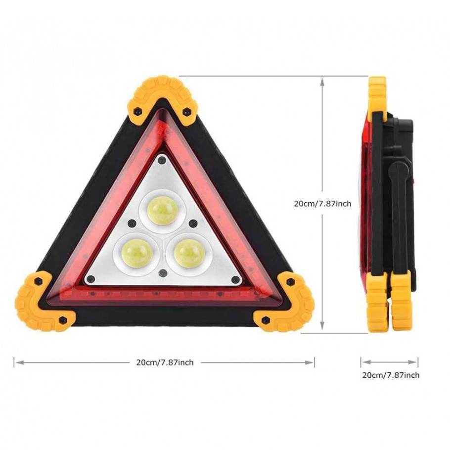 Знак аварийной остановки аккумуляторный со светодиодной подсветкой BIGEM BM-610 2250 Лм аварийный фонарь Каменец-Подольский - изображение 6