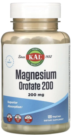 Оротат манію KAL Magnesium Orotate 200 120 вег капс Київ