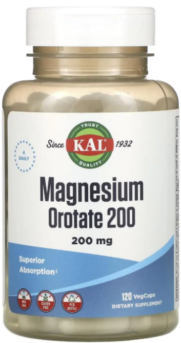 Оротат манію KAL Magnesium Orotate 200 120 вег капс Київ - фото 1