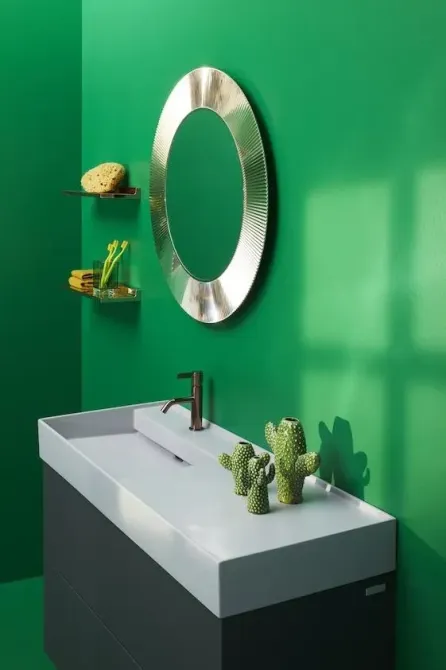 Раковина  Laufen Kartell 120X46Cm Czarny Połysk (H8133320201581) Київ - фото 1