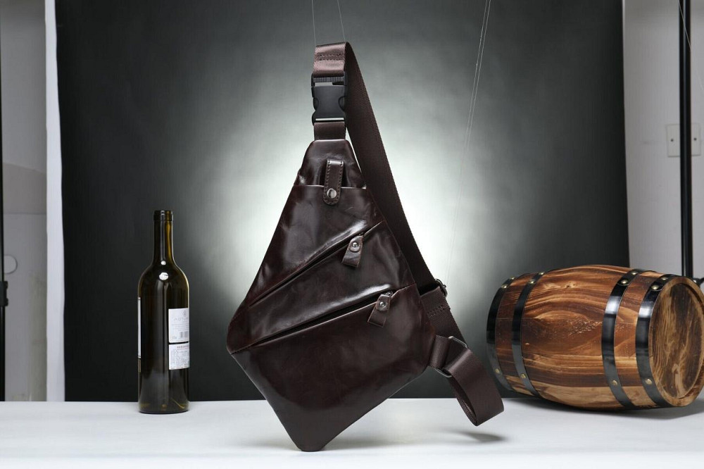 Сумка через плечо 14998 Vintage Коричневая Киев - изображение 7