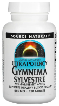 Джимнема Сильвестра Source Naturals Gymnema Sylvestre 550 мг 120 таб Киев