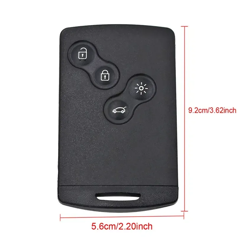 Ключ зажигания Renault с чипом и 4 кнопками Киев - изображение 3