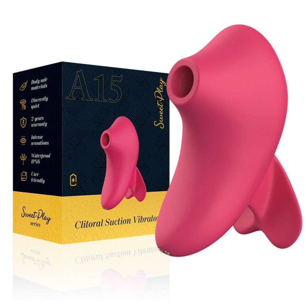 Вакуумний стимулятор - Erospace Sweet Play Critoral Suction Vibrator A15 Sex Aura Київ - фото 1