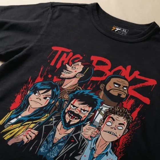 Футболка для подростка мальчика с принтом The Boy140 Gorillaz 140tyle Размер 160 Anime10744 Днепр