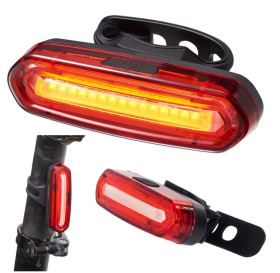 Велосипедний задній ліхтар мигалка акумуляторний PL-B20B, AQY-096 microUSB Дніпро