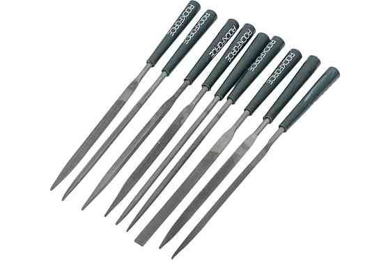 Набір надфілів різнопрофільних 10пр. (L-140мм, Ø3мм) RockForce RF-6163 Одеса