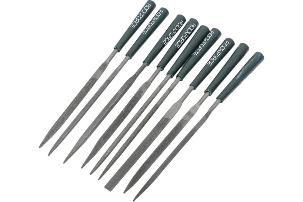 Набір надфілів різнопрофільних 10пр. (L-140мм, Ø3мм) RockForce RF-6163 Одеса - фото 1