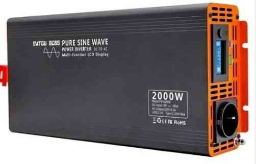 DATOUBOSS Инвертор с чистой синусоидой 2000 Вт DC 12 В. Харьков