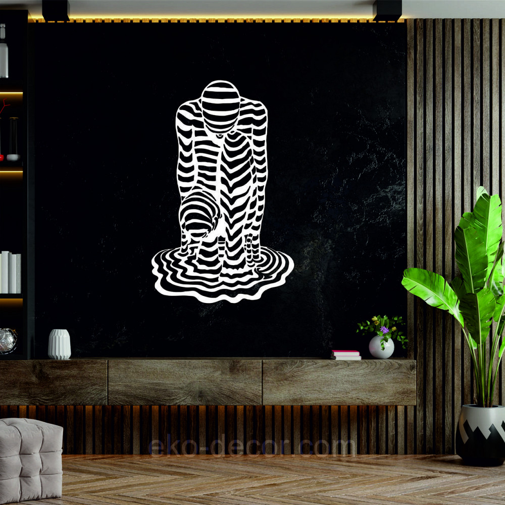 Декоративное настенное Панно «Человек» Декор на стену Білий, 90*57 см Киев - изображение 5