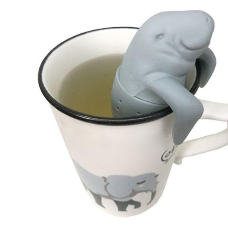 Ситечко для чая Ламантін 11 на 5 см сірий Київ - фото 1