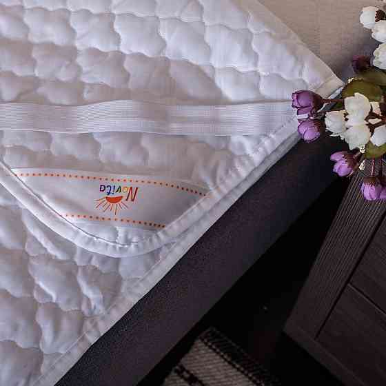 Ecotton Наматрацник Ecotton 200х200 см захисний антиалергенний з резинкою по кутах сірий (40-09 Коломия