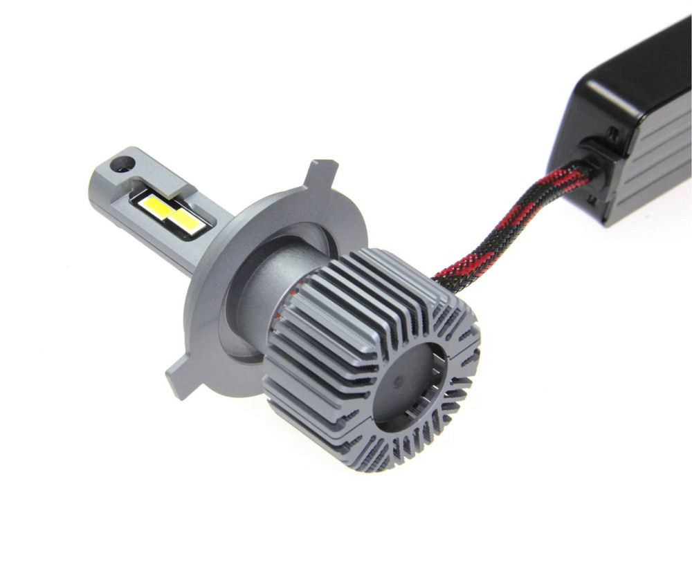 Комплект світлодіодних ламп QLine Ultra +200% H4 55W 6000K 12V (2 шт) Харків - фото 5