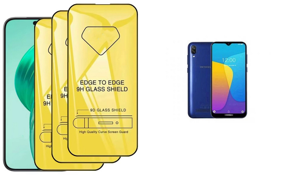 Защитное стекло DefenzoGlass для Doogee X90, Doogee X90L – двойная прочность Киев - изображение 1