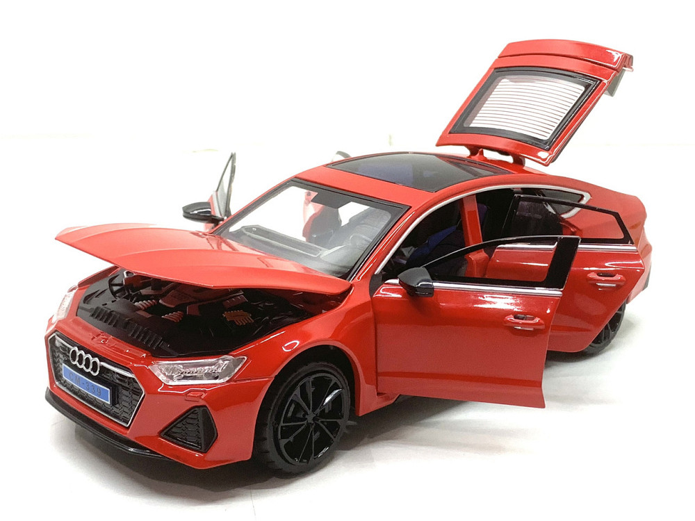 Машина Автосвіт Audi rs 7 інерційна відчиняються двері капот багажник 21см Червоний (AP-1963) Чернігів - фото 6