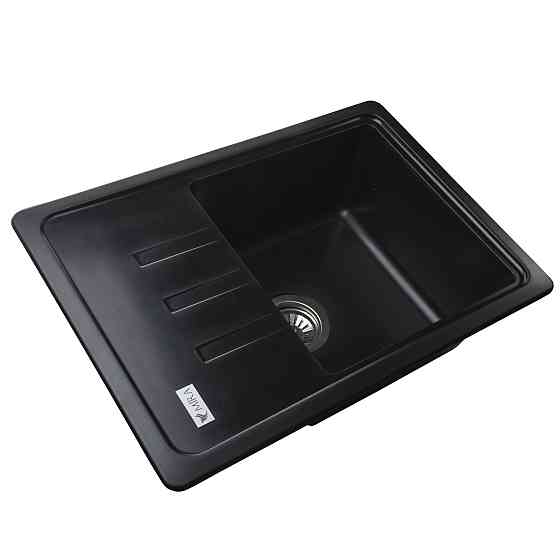 Гранитная мойка Mira MONTI черный 620 х 435 мм Киев