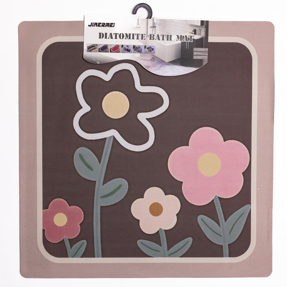Jiamat Килимок для ванної кімнати 58*58 см діатомітовий HP-42-6 Коломия - фото 3