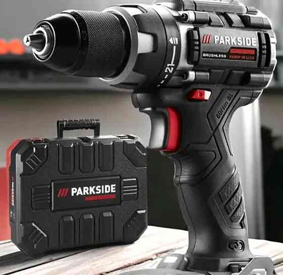 Акумуляторний безщітковий дриль-шурупокрут Parkside PERFORMANCE PABSP 20-Li C4 (60 Нм, Bluetooth, Німеччина) Київ
