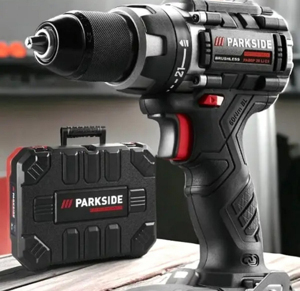 Акумуляторний безщітковий дриль-шурупокрут Parkside PERFORMANCE PABSP 20-Li C4 (60 Нм, Bluetooth, Німеччина) Киев - изображение 2