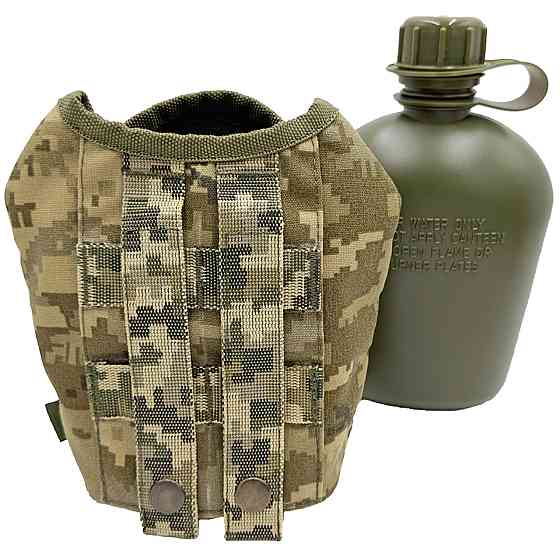 Фляга армійська 1л в чохлі Піксель Cordura  (фляга тактична польова індивідуальна) Киев