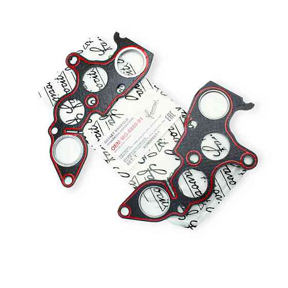 Прокладка 2108, 2109, 21099, 2110, 2111, 2112, 2113, 2114, 2115 с герметиком (к-кт 2шт) CZ Favorit коллектора Мукачево