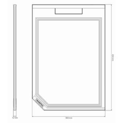 Дошка для нарізання Tramontina Churrasco Black 43,4 x 30 см (25058/100) Вінниця