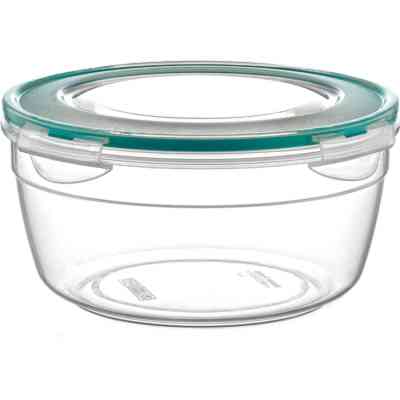 Пищевой контейнер Irak Plastik Fresh круглий 1,5 л прозорий (5226) Винница