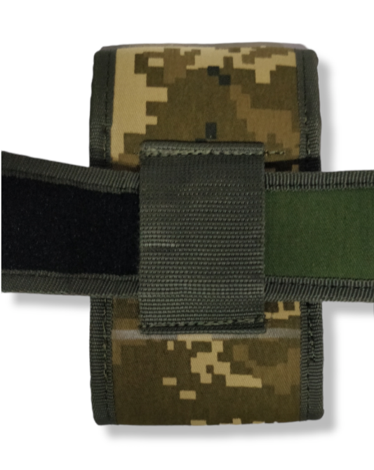 Підсумок під телефон 6,5 дюйми на пояс, чохол плотний тактичний 15х10х2 см піксель Одеса - фото 4