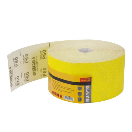 Папір шліфувальний 115мм*50м Р60 SIGMA Житомир - фото 1