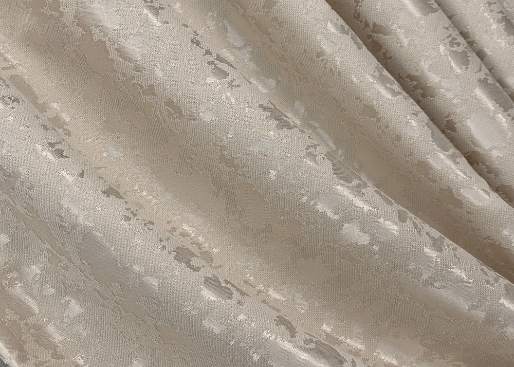 Комплект штор VR-Textil Лен Мрамор 200х270 2шт и Тюль 600х270 1767ш-1276т Бежевый с белым 71-019/7 Киев - изображение 5