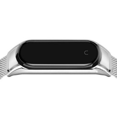 Ремінець до фітнес браслета BeCover Metal для Xiaomi Mi Smart Band 5 Silver (705147) Вінниця - фото 3