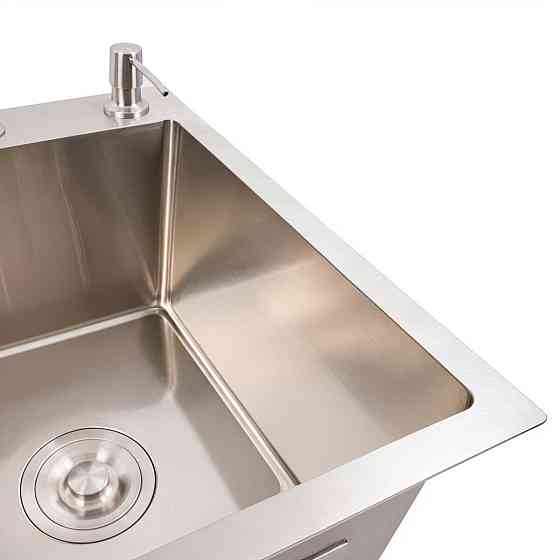 VALESO Кухонна мийка CM 58*48 R нержавійка VALESO Handmade (круглий сифон 3,0/0,8) Київ