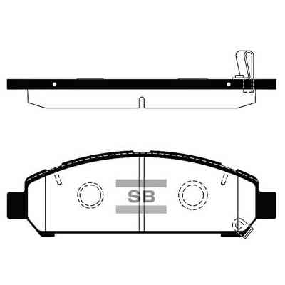 Тормозные колодки HI-Q SP1454 Винница