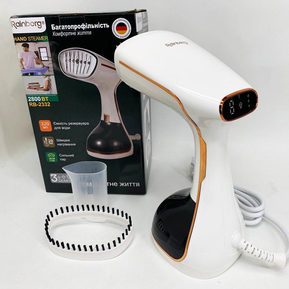 Отпариватель Rainberg RB-2332 2000Вт White HF-36 Львов - изображение 17