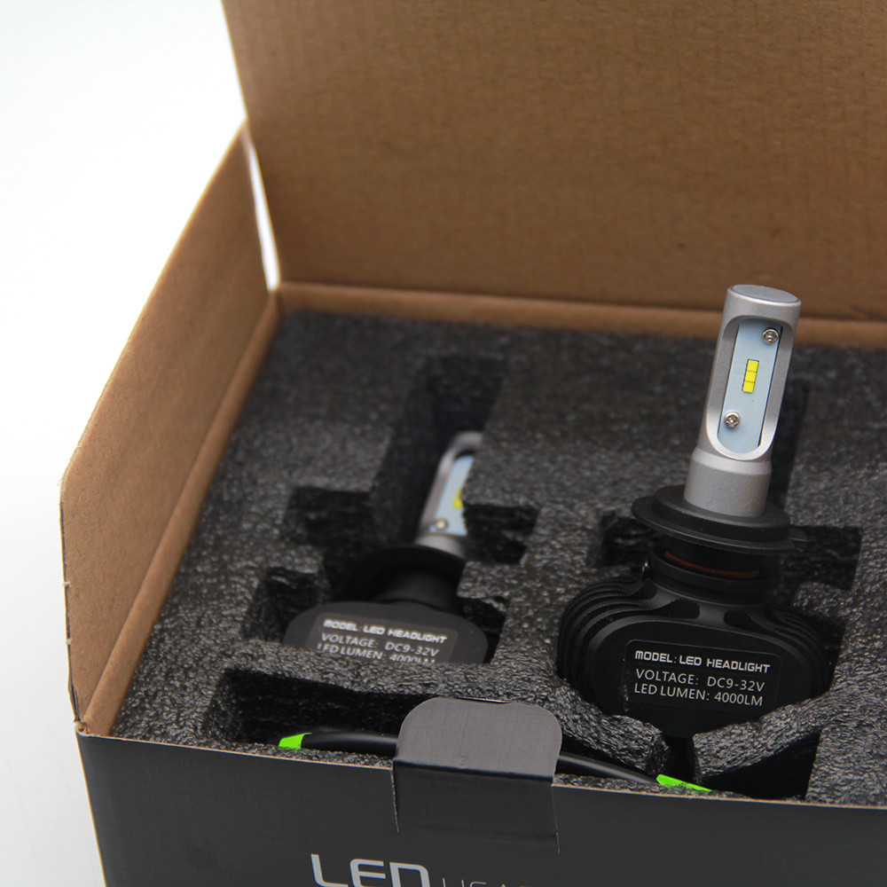 S1 Лампа світлодіодна цоколь H7 (к-кт 2 шт) 12/24V, 50W, 4000Lm авиац. алюмін. профілю. Мукачево - фото 9