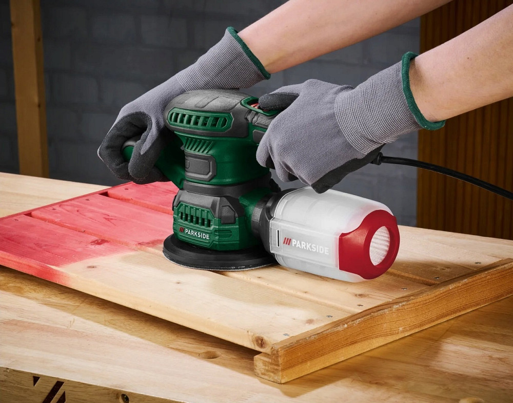 Шліфувальна машинка ексцентрикова диск 125 мм Parkside (PEXS 300 C3) 300 Вт Нововолинськ - фото 4