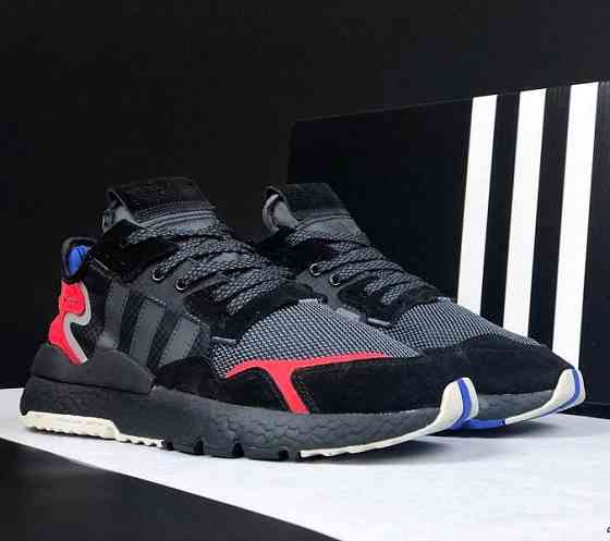 Кросівки Чоловічі Adidas Jogger Чорні Адідас Бігові (розміри: 41,42,43,44,45) Відео Огляд Дніпро