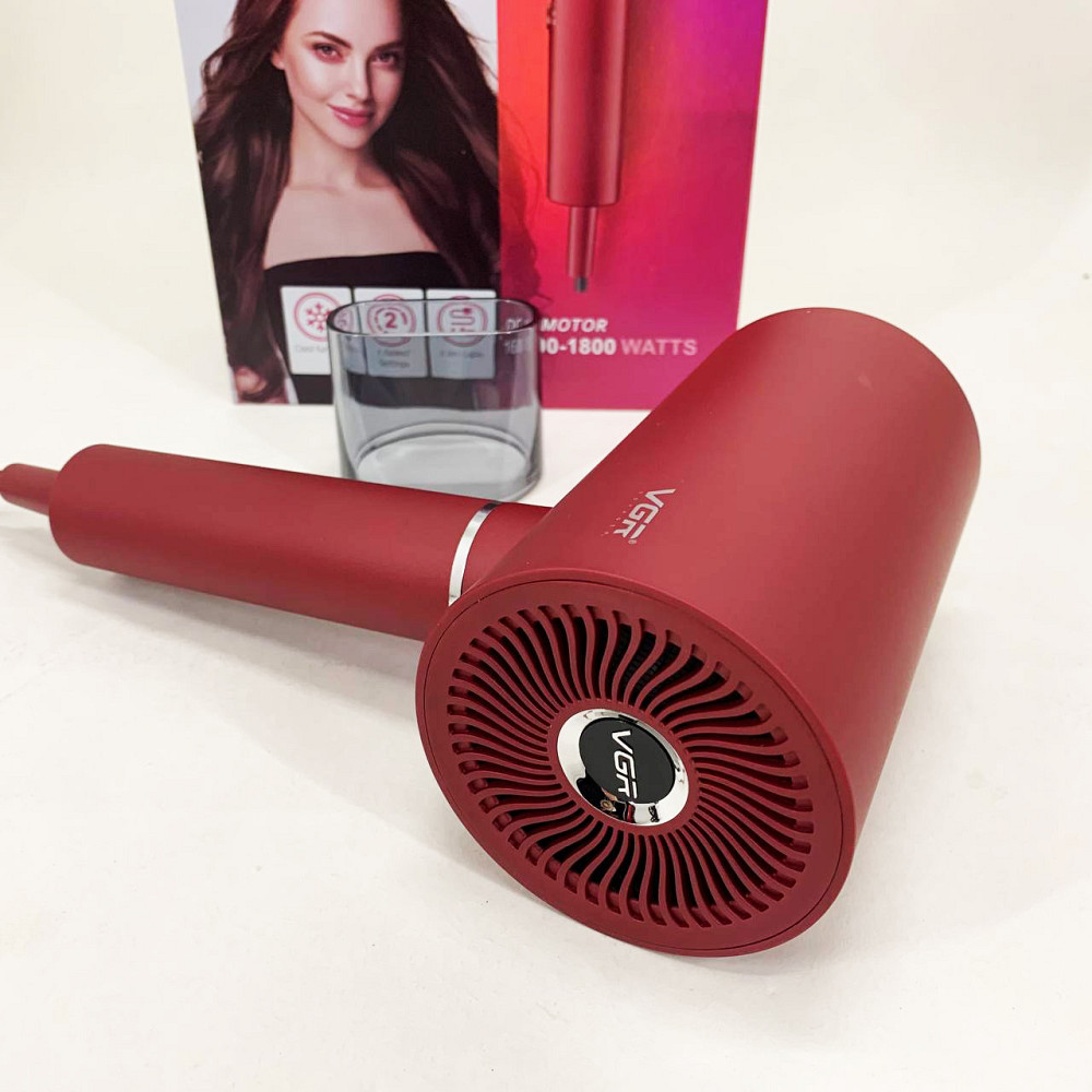 Фен для дома и салона, Фен для укладки прически волос с насадками универсальный VJ-54 Львов - изображение 5